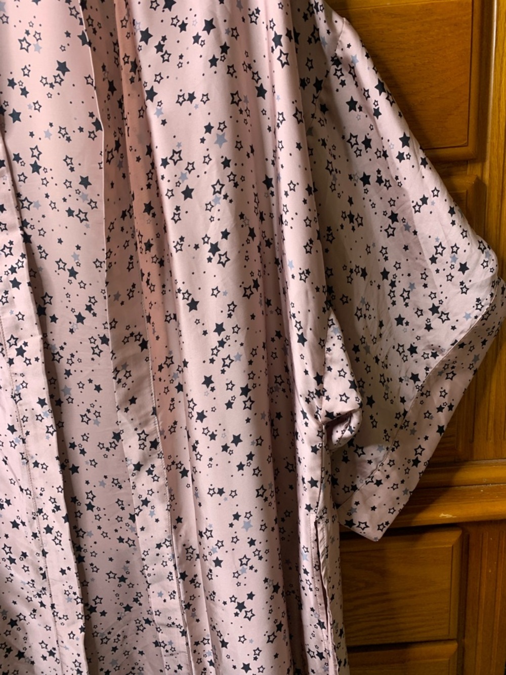 Urban Outfitters Kimchi Blue Bush Pink star print open kimono - Picture 6 of 14